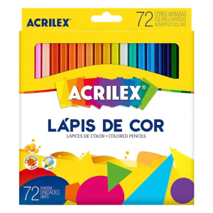 Lápis de Cor 72 Cores Acrilex 09673