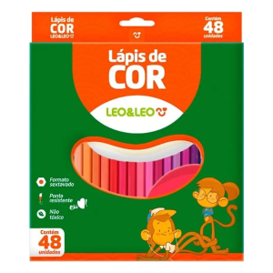 Lápis de Cor 48 Cores Leo e Leo 72105