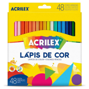 Lápis de Cor 48 Cores Acrilex 09648
