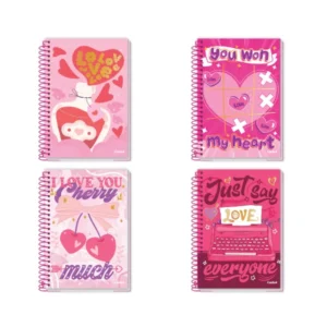 Caderno 16×1 Feminino Love Credeal