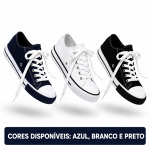 Tênis Uniforme Escolar com Cadarço Prefeitura De Sp