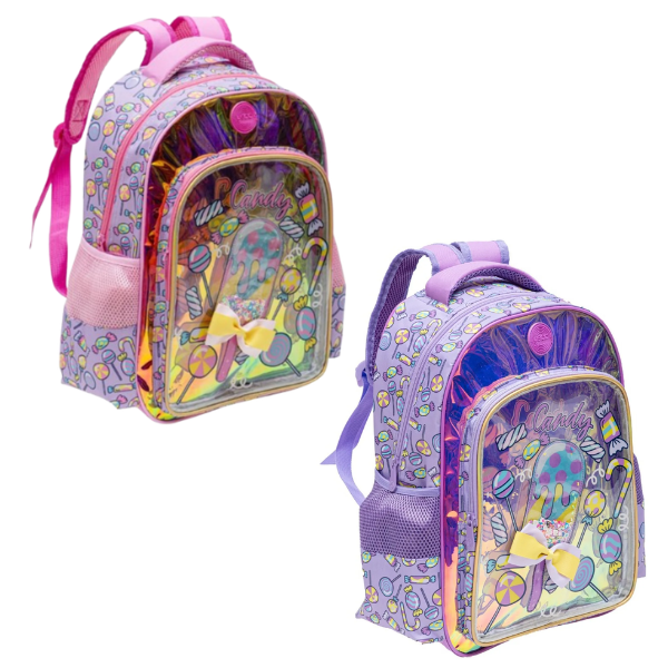 Mochila de Costas Infantil Feminina Candy Yepp MIF5372-13