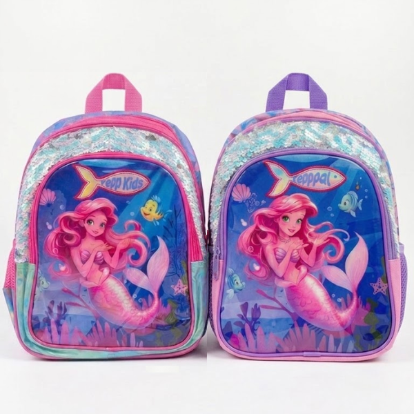 Mochila de Costas Infantil Feminina Sereia Yepp MIF5384-13