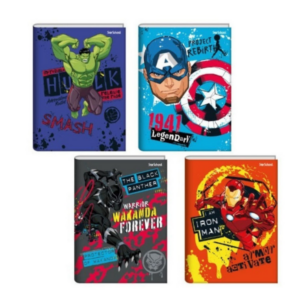 Caderno 1/4 Costurada Avengers Jandaia (Capa Sortida)