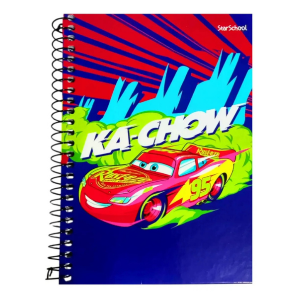 Agenda Escolar Não Datada Espiral Carros Jandaia (Capa Sortida) - Imagem 2