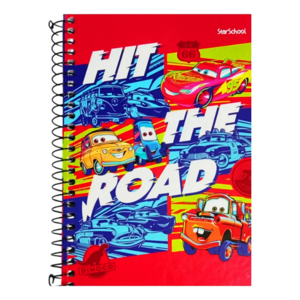 Agenda Escolar Não Datada Espiral Carros Jandaia (Capa Sortida) - Imagem 4