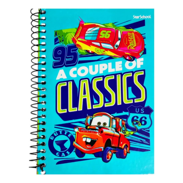 Agenda Escolar Não Datada Espiral Carros Jandaia (Capa Sortida) - Imagem 5