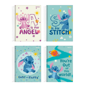 Agenda Escolar Não Datada Costurada Stitch Jandaia (Capa Sortida)