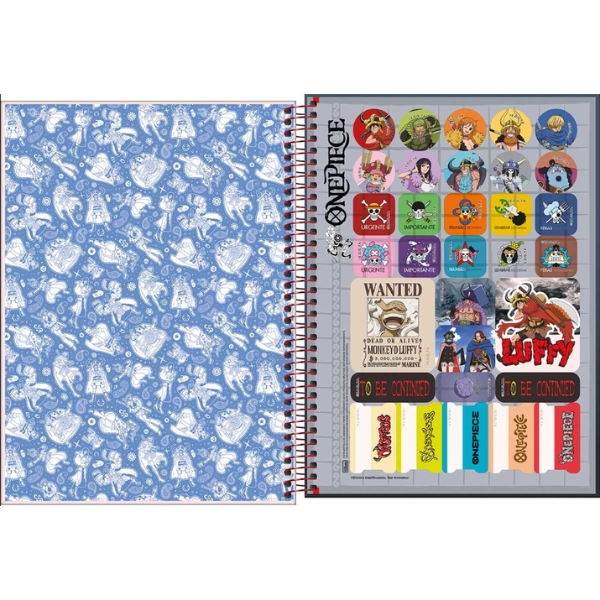 Caderno 1x1 One Piece Tilibra 340445 - Imagem 6