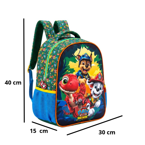 Mochila de Costas Patrulha Canina Dino Tam 16 Xeryus 20612 - Imagem 4