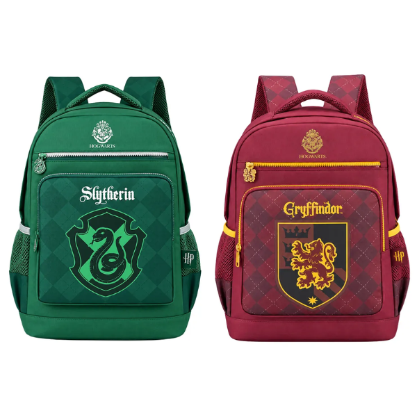 Mochila de Costas Harry Potter College Sonserina e Grifinoria Tam 17 Xeryus 21336